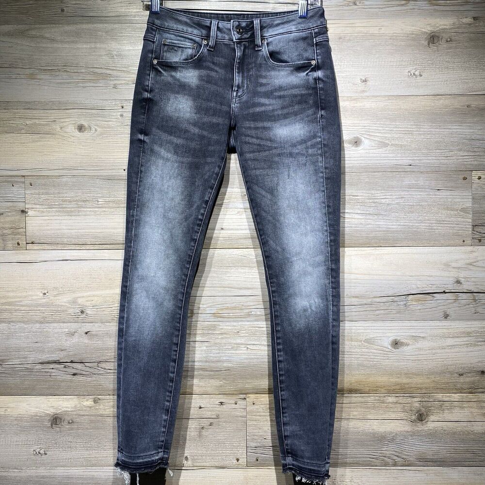 G-Star Womens Skinny Jeans in Washed Black/Grey
